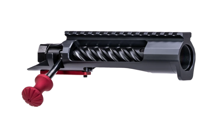 [15TSR2-378FL-PHBK] Coup De Grâce Bolt Action (Short, Right, 0.378_, Hourglass, 20 MOA [5.8 mrad], Black, Fluted, Pivoting).png
